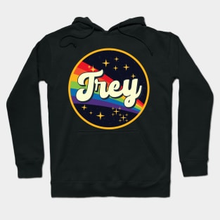 Trey // Rainbow In Space Vintage Style Hoodie